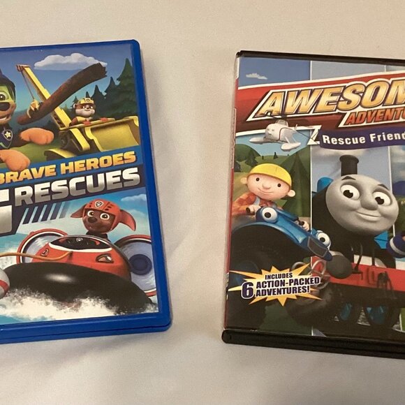 PAW Patrol + Rescue Friends DVD Lot – Brave Heroes & Action Adventures – Kids Fa - Picture 2 of 8